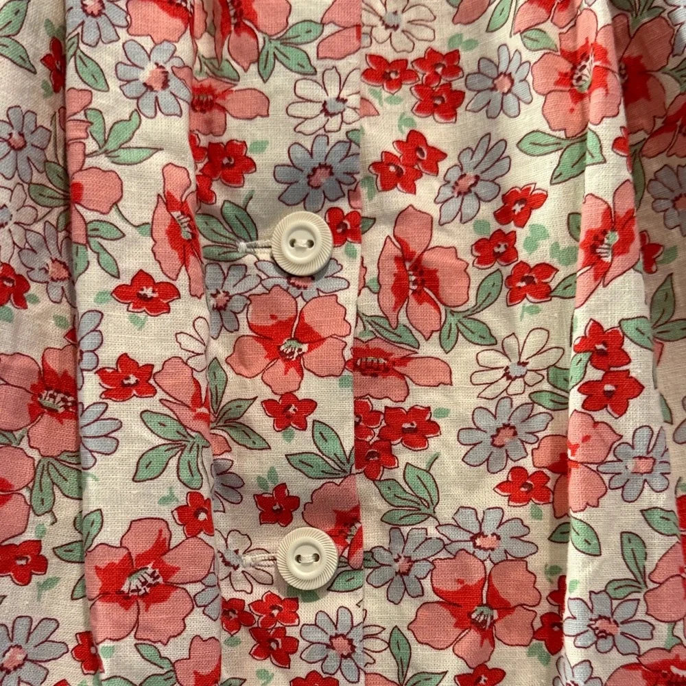 Ralph Lauren Red and White Floral Kids Dress - Picture 6 of 6